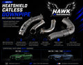 Hawk S63TU Heatshield Catless Downpipe