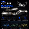 Hawk S58 catless Downpipe